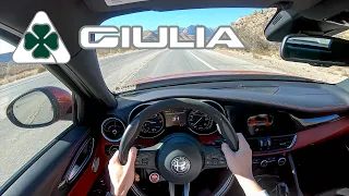 Alfa Romeo Giulia Quadrifoglio POV Drive