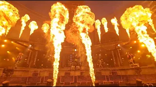 Rammstein  -  Sonne,  Olympiastadion Berlin, am 18.07.23,  aus der ersten Reihe der "Feuerzone"