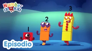 Numberblocks en Español | Episodios completos | Tres