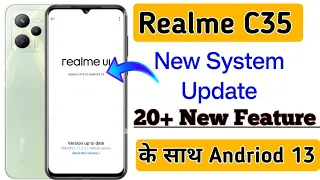 Realme C35 New Features With Android 13 Virsion // Realme C35 New Update 2024 #RealmeC35