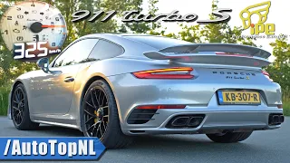 PORSCHE 911 991.2 Turbo S | 0-325 ACCELERATION & IPE EXHAUST SOUND by AutoTopNL