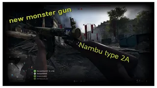 Battlefield 5 Nambu type 2A gold skin(new monster gun for medic class)