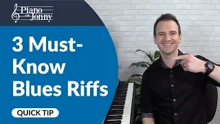 3 Must-Know Blues Licks for Piano!!