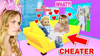 I WAS *SECRETLY* SPYING ON MY BOYFRIEND AND CAUGHT HIM CHEATING IN BROOKHAVEN! (ROBLOX)