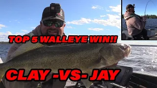 Top 5 Walleye in Northern Manitoba!! | CLAY -VS- JAY