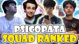 PGOD IGNA TOCATA Y CRIIZUX EN PSICOPATA SQUAD RANKED 🔥MOMENTOS DIVERTIDOS🤣