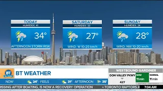 Day 9 of more than 30 C temperatures in the GTA