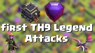 First TH9 Legend Pier Attacks TH11 Legends | Clash of Clans | Dragloon + Queen Healer