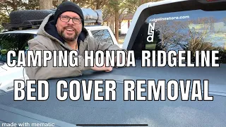 Honda Ridgeline: How to Easily Remove and Re-Install the OEM Bed Tonneau Cover for Camping Overland