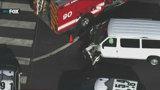 Six injured in Van Nuys crash