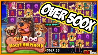 OVER 500X Bonus on the Dog House Multihold