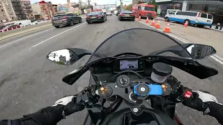 Yamaha R1 quick ride from Manhattan to Brooklyn NYC