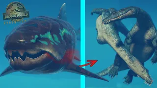 DUNCLEOSTEUS ARCHELON Y TODOS NUEVOS DINOSAURIOS MARINOS! el pez asesino Jurassic World Evolution 2