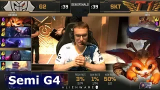 SK Telecom T1 vs G2 eSports - Game 4 | Semi Final LoL MSI 2019 | SKT vs G2 G4