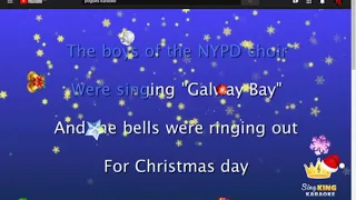 The Pogues & Kirsty McColl   Fairytale Of New York Karaoke Version SUNG 2020 12 24 21 03 19