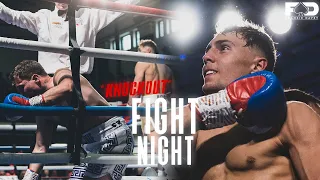 Fight Night with Professional Boxer *KNOCKOUT WIN* | Frankie Davey