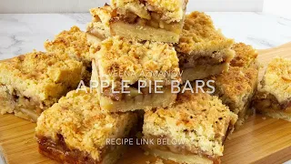 Apple Pie Bars with Crumble - Apple Bars with Crumble Top