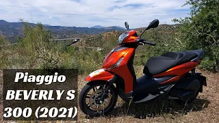 Piaggio Beverly S 300 (2021) | Probefahrt, Walkaround, Soundcheck, 0-100 km/h (DEUTSCH) | VLOG150