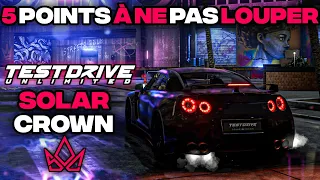 5 Points IMPORTANTS qui DOIVENT être PARFAIT sur TEST DRIVE UNLIMITED SOLAR CROWN !