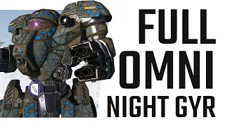 Full Omnipod Night Gyr Burst Damage Build - Mechwarrior Online The Daily Dose #1290