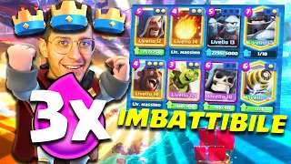 IL MAZZO IMBATTIBILE NELLA SFIDA SPECIALE 3x ELISIR SU CLASH ROYALE !!