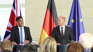 Pressekonferenz Sunak und Scholz 24.04.2024