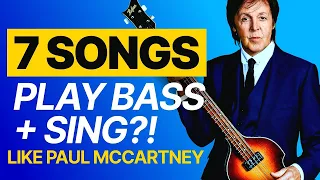 How to PLAY BASS + SING like Paul McCartney?!