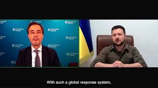 Volodymyr Zelenskyy took part in a conference at Chatham House (2022) Ukraine news