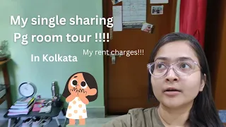 My Single Pg Room Tour  in kolkata | A small room tour | Saranya Biswas