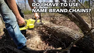 Clearing Brush with Battery Saws