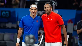 Federer vs Kyrgios Tennis Elbow 4