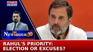 Rahul Gandhi Evasive On Amethi Question, What Is Congress Leader's Priority? Newshour Agenda