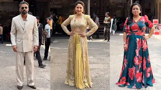 Madhuri Dixit, Suniel Shetty & Bharti Singh Spotted At Dance Deewane Set Filmistan