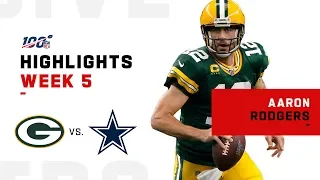 Aaron Rodgers Highlights vs. Cowboys | NFL 2019