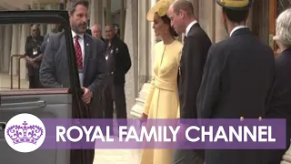 Royal Family leave the Guildhall after Jubilee lunch