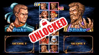 Double dragon neogeo unlock Duke and Shuko [1080p 60fps]