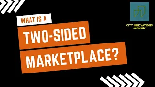 What is a two-sided marketplace?