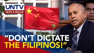 Sen. Dela Rosa slams China Embassy’s ‘hyping up’ remark