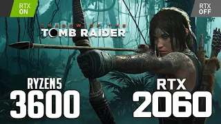 Shadow of the Tomb Raider on Ryzen 5 3600 + RTX 2060 1080p, 1440p benchmarks!