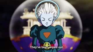 Grand Priest Smiling after Universe 9 Got Destroyed.