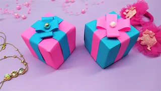 ПОДАРОЧНАЯ КОРОБОЧКА своими руками из бумаги | Оригами Коробочка | Origami Paper Gift Box