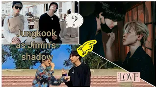 #jikook This is how Jungkook🐰 looks like when he moves away from Jimin🐥 #kookmin