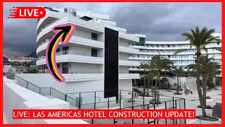 🔴LIVE: Weather an Issue? Las Americas Beach Walk Tenerife ☀️ Med Palace Hotel Update