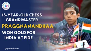 Grand-master Praggnanandhaa is conquering the Chess World | Child Prodigy | GCP Awards 2020