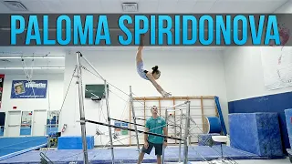 12-Year-Old Elite Gymnast Paloma Spiridonova (WOGA Gymnastics)