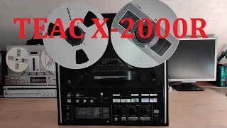 TEAC X-2000R В Японии тоже магнитофоны роняют, и не бит и не крашен. Ремонт для Новосибирска @2