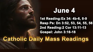 Catholic Daily Mass Readings for today I Sunday June 4 2023