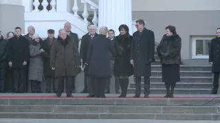 Prezidentė dalyvavo trijų Baltijos valstybių vėliavų pakėlimo ceremonijoje