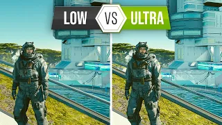Starfield - Low vs Ultra | PC Graphics Settings Comparison (4K)