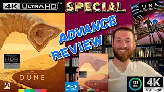 Dune Limited Edition 4K UltraHD Blu Ray Review, 4K Restoration Image Comparison Unboxing Arrow Video